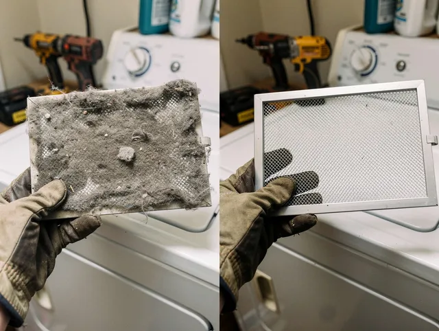 Professional lint trap cleaning by North Tustin Dryer Vent Cleaning in North Tustin