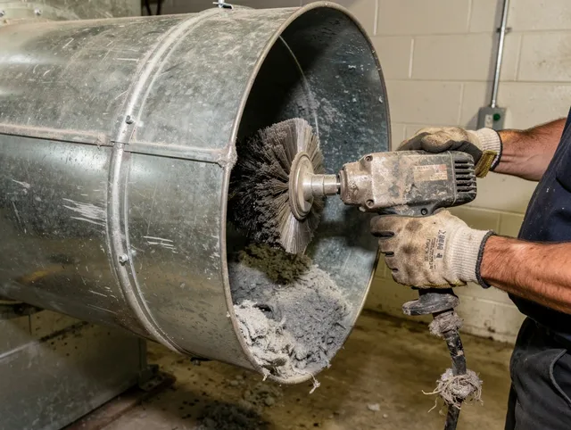 Industrial-grade dryer vent cleaning by North Tustin Dryer Vent Cleaning in North Tustin